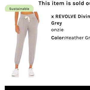 REVOLVE Divine Pant in Heather Grey sweatpants